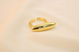 Anillo Chunky Ovalado Liso