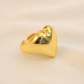 Anillo Chunky En Forma De Corazón