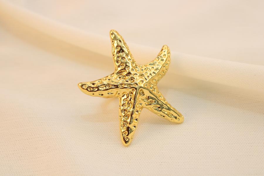 Anillo Estrella de Mar Mediano