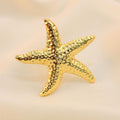Anillo Estrella De Mar Grande