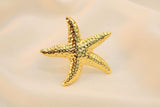Anillo Estrella De Mar Grande