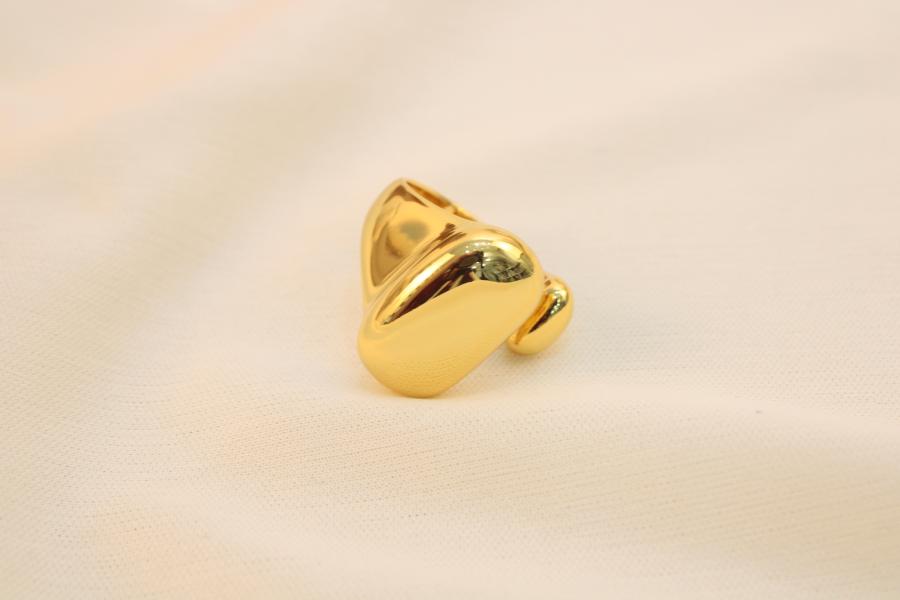 Anillo Chunky Doble Abierto En