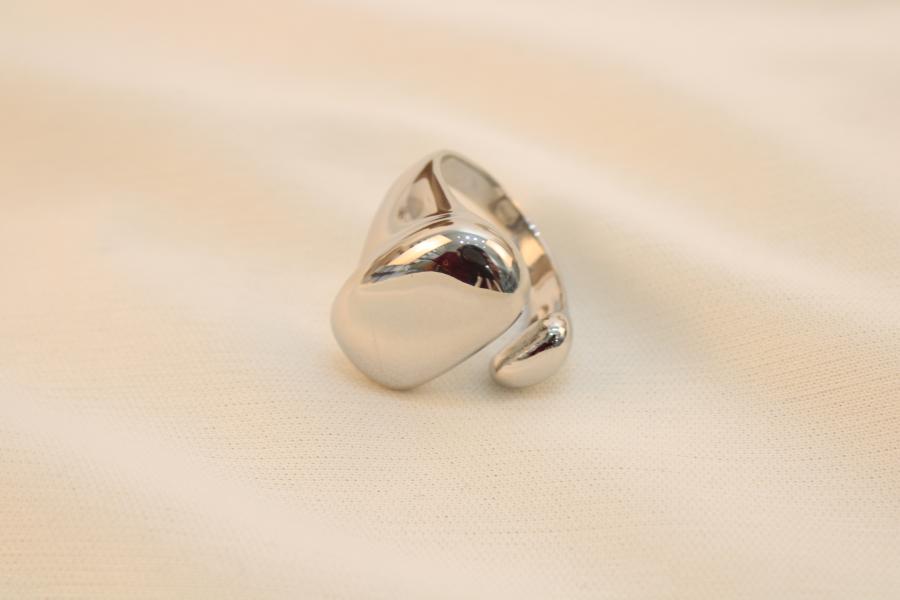 Anillo Chunky Doble Abierto En