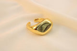 Anillo Chunky Con Relieve