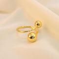 Anillo Invertido De Perlas