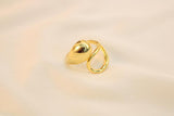Anillo De Gota Abierto