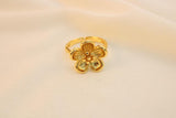 Anillo De Flor Con Cinco Petalos