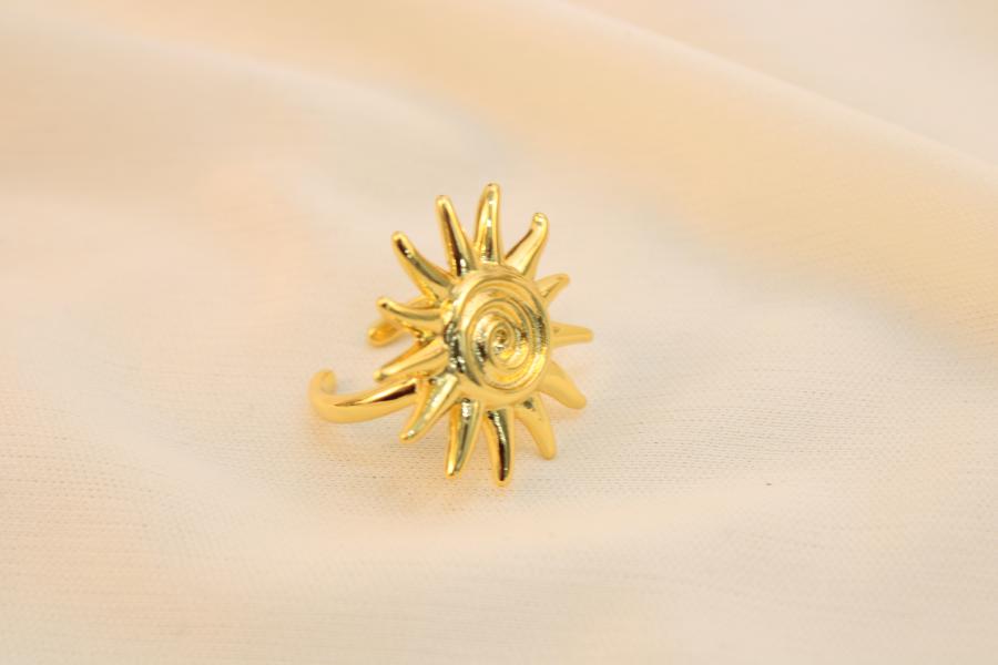 Anillo De Sol Con Espiral