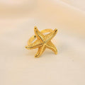 Anillo De Estrella De Mar Mediano