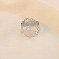 Anillo Chunky Con Relieve