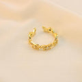 Anillo Con Siete Mariposas