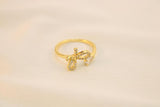 Anillo De Lazo Con Zirconia