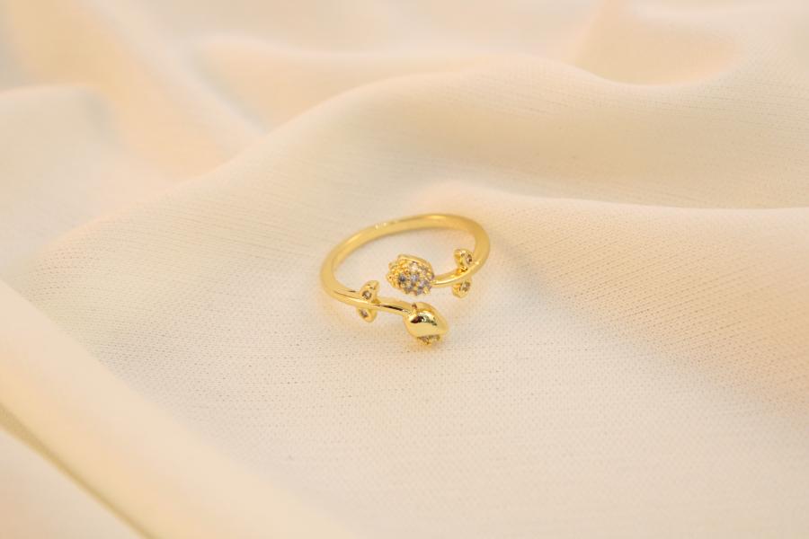 Anillo De Tulipán Doble