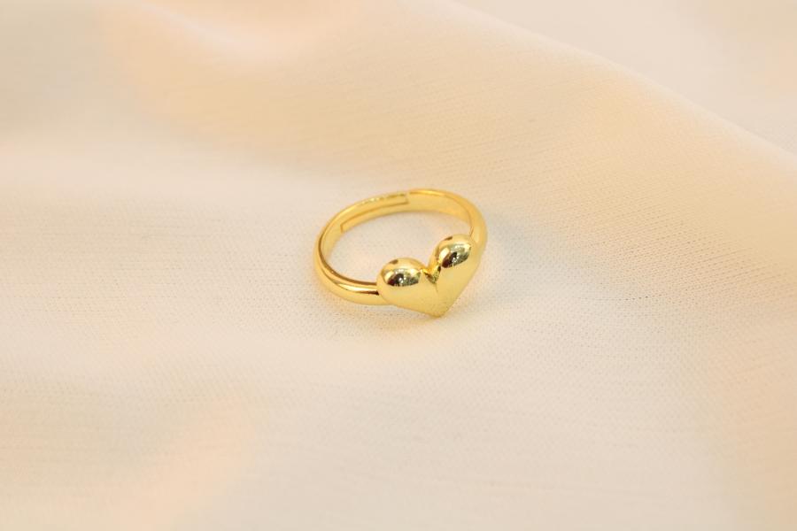 Anillo Con Corazón Pequeño