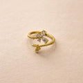 Anillo De Mariposa Doble