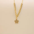 Cadena con dije estrella
