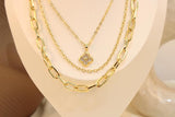 Cadena Triple Dupe De Van Cleef De Zirconias