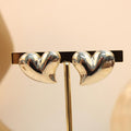 Arete De Corazón Chunky