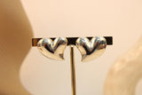 Arete De Corazón Chunky