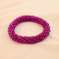 Pulsera Tejida Kumihimo Fucsia 1