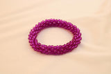 Pulsera Tejida Kumihimo Fucsia 1