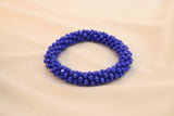 Pulsera Tejida Kumihimo Azul