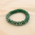 Pulsera Tejida Kumihimo Verde Oscuro 2