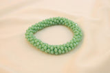 Pulsera Tejida Kumihimo Verde Menta 1