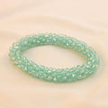 Pulsera Tejida Kumihimo Verde Menta 2