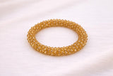 Pulsera Tejida Kumihimo Miel 1