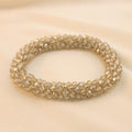 Pulsera Tejida Kumihimo Miel 3