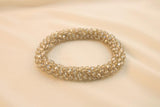 Pulsera Tejida Kumihimo Miel 3