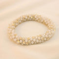 Pulsera Tejida Kumihimo Miel 4