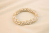 Pulsera Tejida Kumihimo Miel 4