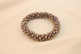 Pulsera Tejida Kumihimo Café 1