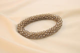 Pulsera Tejida Kumihimo Café 2