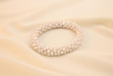 Pulsera Tejida Kumihimo Beige 2