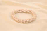 Pulsera Tejida Kumihimo Beige 3