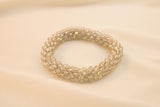Pulsera Tejida Kumihimo Beige 4