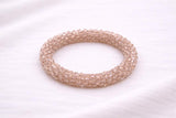 Pulsera Tejida Kumihimo Beige 6
