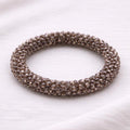 Pulsera Tejida Kumihimo Café 3