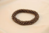 Pulsera Tejida Kumihimo Café 4