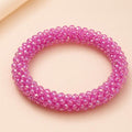Pulsera Tejida Kumihimo Fucsia 3