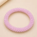 Pulsera Tejida Kumihimo Rosa 4
