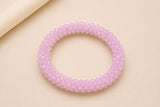 Pulsera Tejida Kumihimo Rosa 4