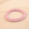 Pulsera Tejida Kumihimo Rosa 6