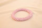 Pulsera Tejida Kumihimo Rosa 6