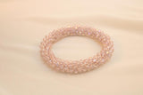 Pulsera Tejida Kumihimo Coral 1
