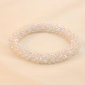 Pulsera Tejida Kumihimo Blanco 1