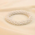Pulsera Tejida Kumihimo Blanco 2
